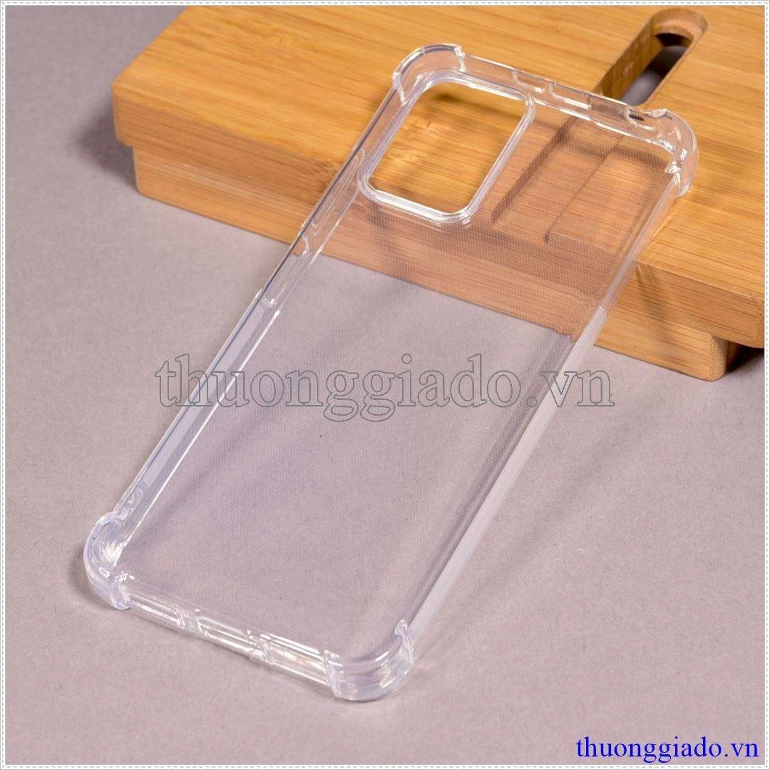 Ốp lưng dẻo Xiaomi Redmi Note 11T Pro (Ốp lưng Silicone trong suốt tăng cường chống sốc 4 góc)